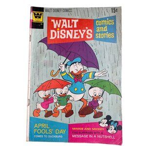 Walt Disneys Comics Stories April Fools Day Issue Vol 32 No 8 1972 Bagged Boarde